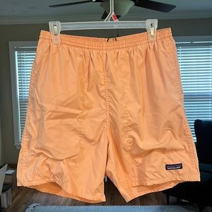 Retro Patagonia Baggies, Large, Peach